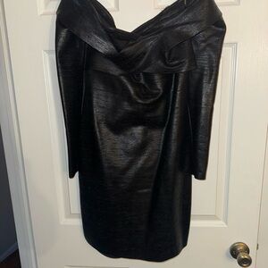 Elegant Black Off-Shoulder Dress